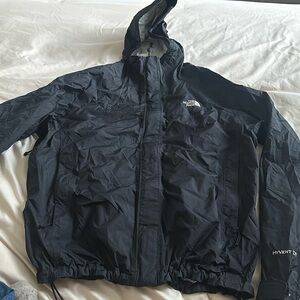 Large The North Face wind breaker color black